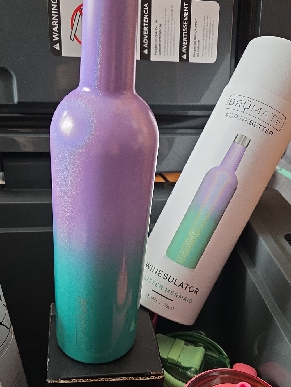 Brumate Glitter Mermaid Winesulator